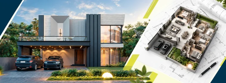 Detailed 3D architectural layout plan created by expert architects in Islamabad for a luxury residence